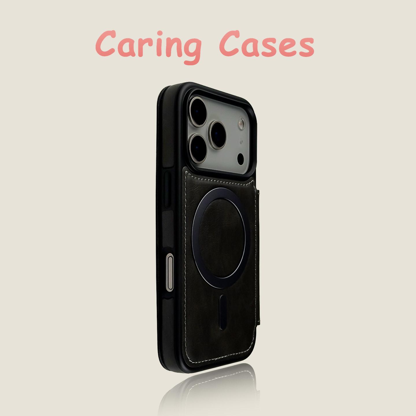 

For iPhone 17 Pro Max Case Black Magnetic Leather Wallet Flip Shockproof Compatible with iPhone 16 15 14 13 12 11 iPhone 14 темно-сірий