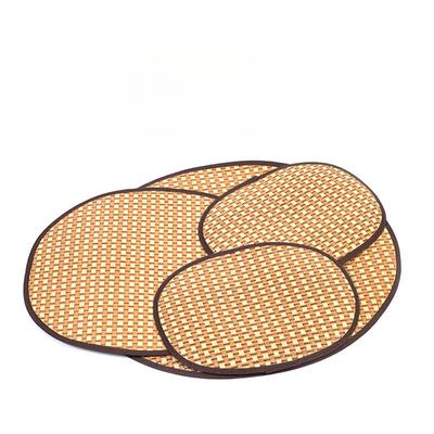 Pet Mat Pet Oval Lattice Bamboo Mat Pet Dog Mat Summer Pet Supplies Cat Mat
