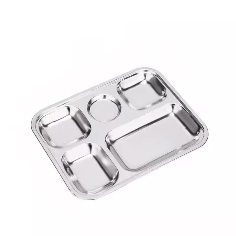 LIJIA FITMENT Stainless Steel Divided Meal Tray