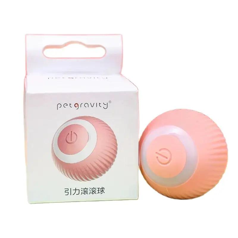 

HOOPET Electric Dogs Ball Toys Smart Automatic Rolling Cats Toy Training Moving Kitten Exercise Toys Pet Accessories рожевий