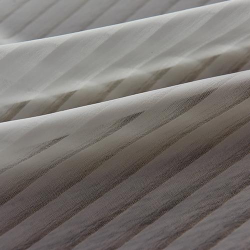 1PC NAPEARL Fabric Upgrade Solid Color Stripe White Tulle Curtain Warm Sheer For Bedroom Living Home Window Decoration