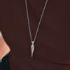 FY-43TL51 S925 Sterling Silver Korean Version Small Unique Design Vintage INS Style Fashionable Sweater Chain Trendy