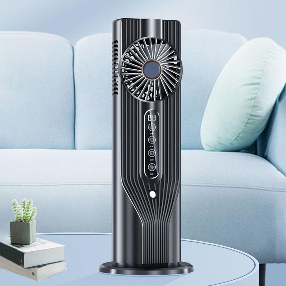 Portable Tower Fan USB Water Cooling Fan with 6 Wind Speed & Mist Desk Fan for Bedroom Living Room Office