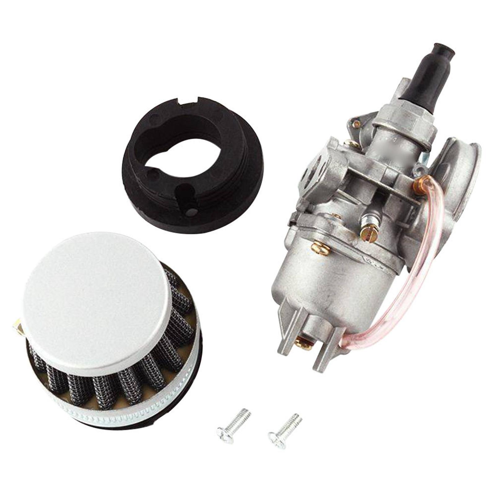

Carburetor with Filter Fuel Filter Replacement for Motorcycle Dirt Bike ATV Scooter with 47 49 Engine