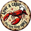Vintage Tin Sign Lobster 8x8 Rustic Metal Plaque Kitchen Wall Art Decor Coastal Pub Home Bar