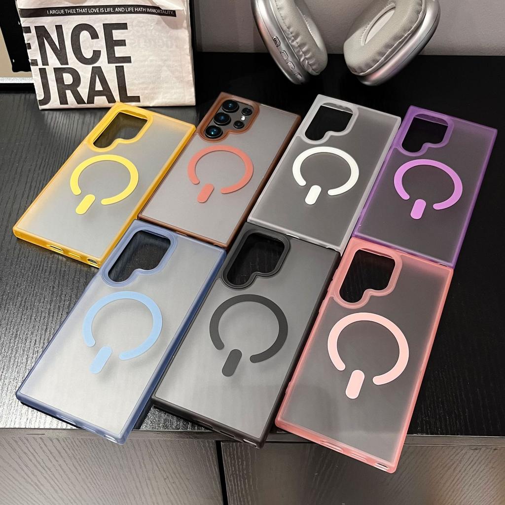 S26u color frame color matching mobile phone case for Galaxy Samsung S25ultra case s24 matte case