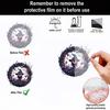 Pumpkin Witch Decoration Halloween Hanging Ornament 2D Flat Acrylic Pendant for Car Interior Rearview Mirror Backpack Key Ring