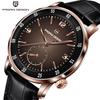 PAGANI DESIGN PD1790 Men's Automatic Mechanical Watch 10Bar Waterproof Sapphire Glass Fashion Leisure Leather Wristwatch For Man
