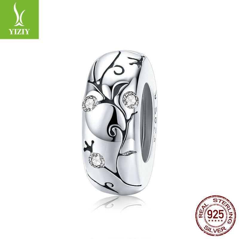 

Classical Pattern Silicone Positioning Buckle Bead S925 Silver Positioning Bracelet Accessories Scc1559