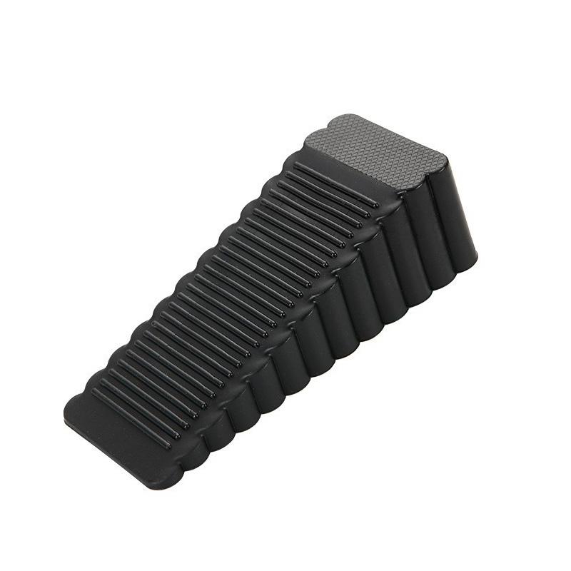 1pc Wedge Doorstops Safe Shock Absorbent Block Reusable Door Handle Stopper Convenient Rubber Anti-collision Doorstops