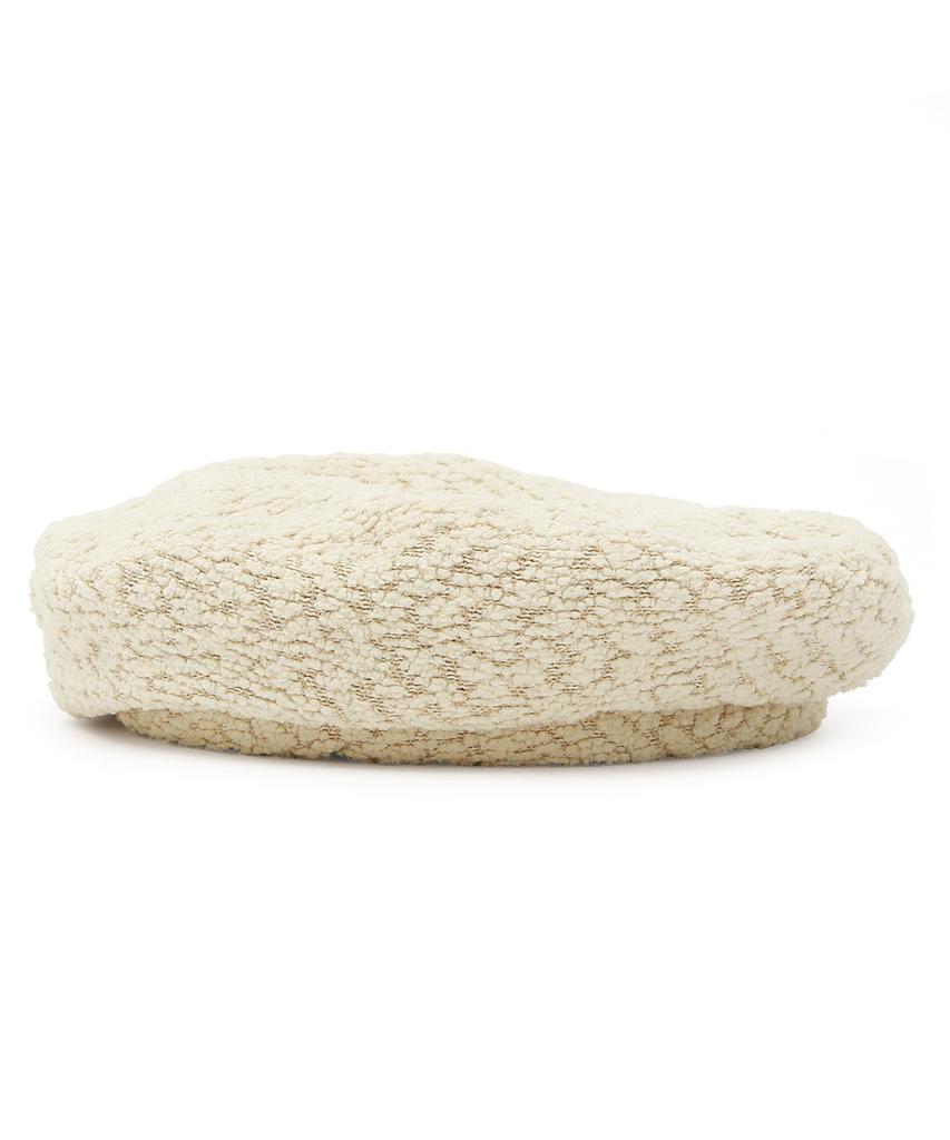 Eondeokeonteulolseutyudio Plate Beret / Strap / Bean Tweed / D Beige