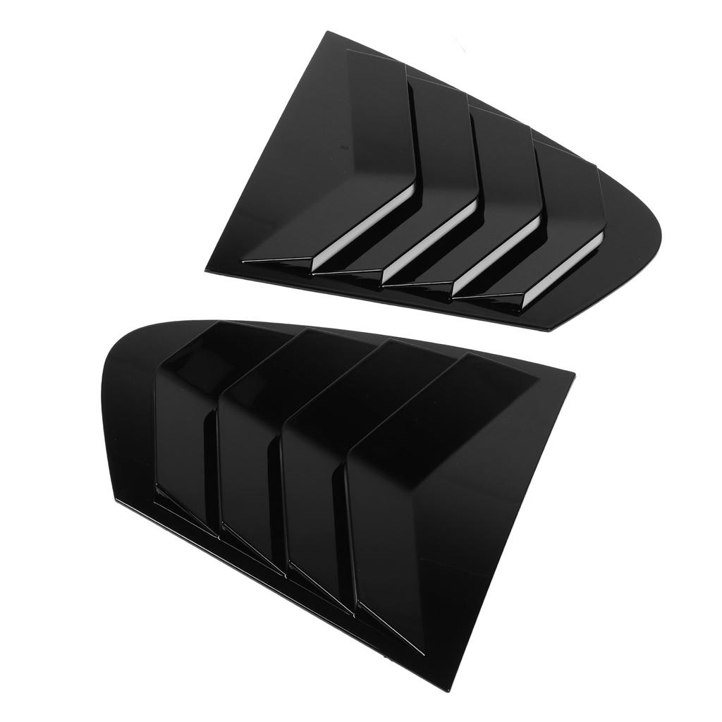 1 P Rear Window Louver Left Right Scratch Resistant Side Window Vent Louvers Scoop Cover Blinds for 5 Series F10 2011 to 2017
