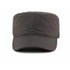 Men's Flat Hat Autumn Winter Velvet Thick Warm Cotton Hat Full Seal Hat Outdoor Sunscreen Hat
