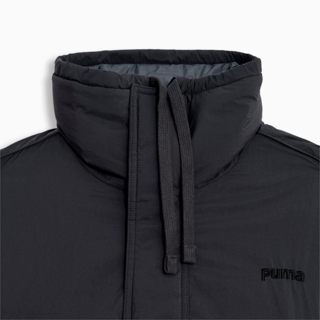 Puma Reversible Down Ultra1 Icon Jacket Solid Color Casual Loose Stand Collar Long Sleeve Down Jacket Women Jacket Black 940190-01