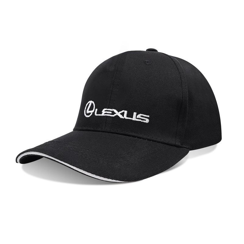 Car Logo Adjustable Baseball Hat Outdoor Duck Tongue Cap For Lexus GS IS LS500h ES260 ES300h RX350h NX260 UX260 LM LC RZ450e TX