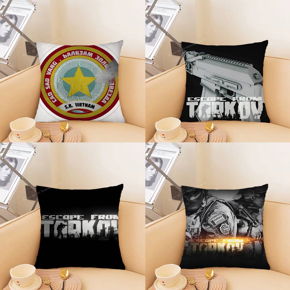 Pc Goldener Stern Flucht aus Tarkov Kissenbezug Mode Quadratischer Kissenbezug Schlafzimmer Sofa Raum Ins Dekoration Freizeit