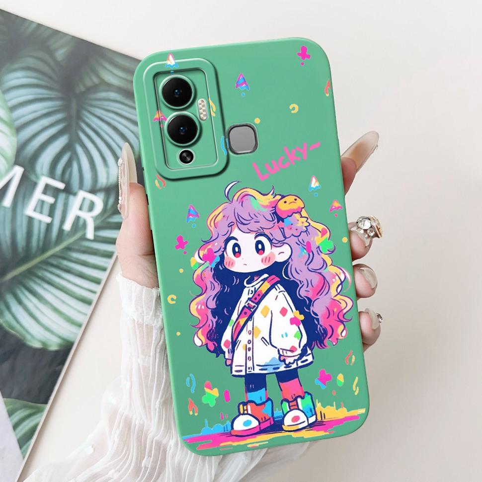For Infinix Hot 12 Play Case Lovely Panda Painted Soft Silicone Phone Cover Case For Infinix Hot 12 Hot12 Play Fundas Capa Bags