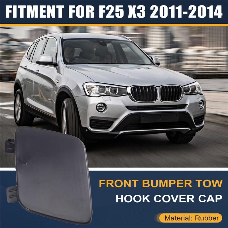 Lid For BMW F25 X3 2011- 2014 Tow Hook Eye Cover Cap Front Bumper Replacement Part 51118052086