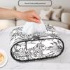 cmaos Oval Leather Tissue Box