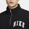 Nike Club Letter Logo Fashion Comfortable Soft Fleece Long Sleeve Sweatshirt Men sweatshirt Black FZ0874010