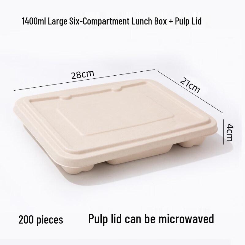 ZLIII Biodegradable Disposable Meal Prep Containers