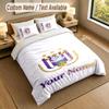 3Pcs Bedding Set Custom Name Text, 1 Sheet 2 Pillowcases Home Bed DecorAnderlecht FC