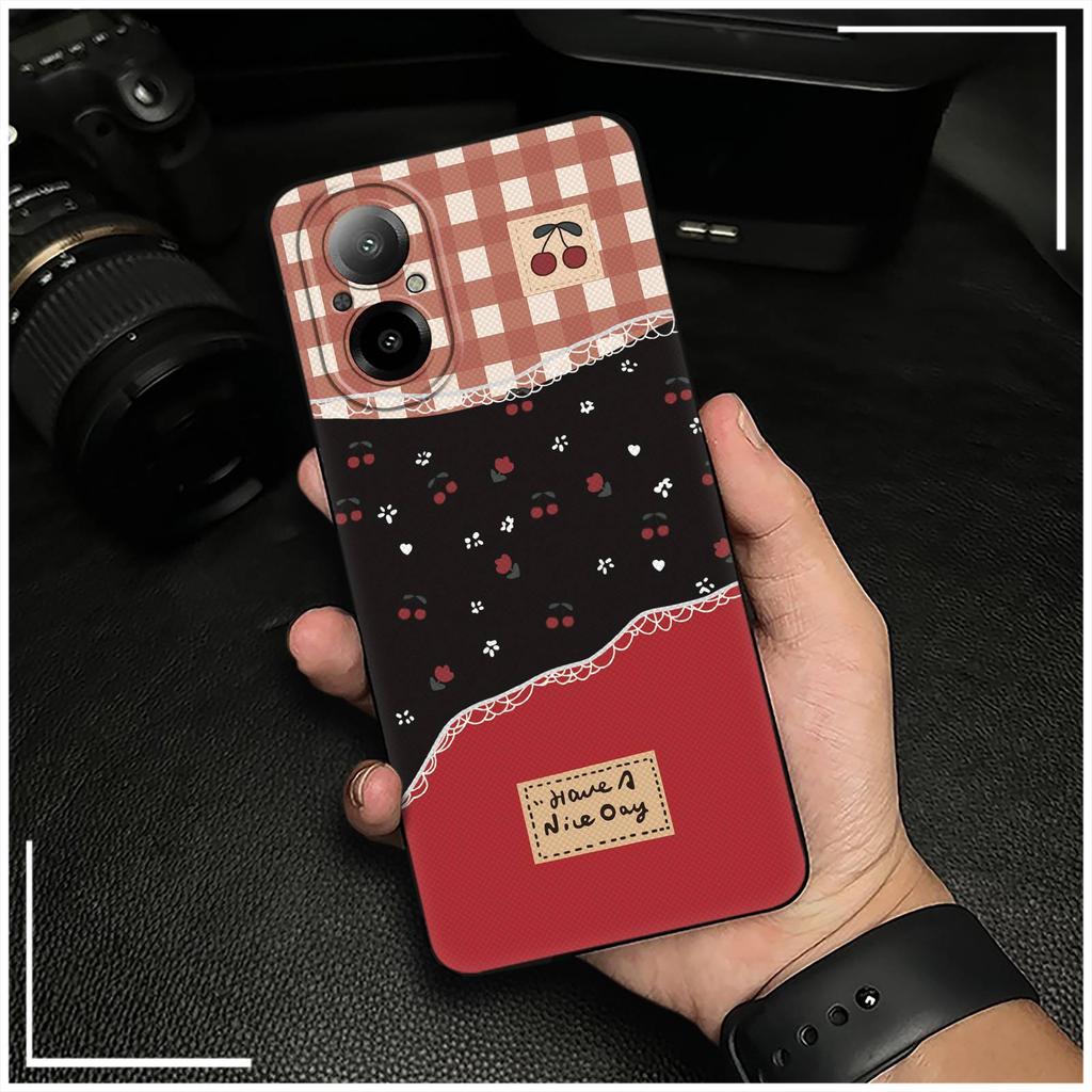 TPU Cartoon Phone Case For Realme C67 4G/Realme12 Lite Oil Painting Waterproof Silicone Durable Back Cover Anti-dust