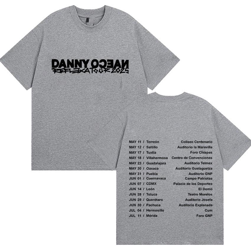 Rapper Danny Ocean Reflexa Tour Album Merch Tshirt Mens Rock Gothic Oversized Tshirts Fashion High Quality Cotton T Shirt