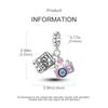 Authentic Charm Bead Charms copper Plated Pink Camera Couple Photo Pendants Compatible With Bracelets Ideal For Women Jewellery Making Diy