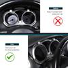Car Dashboard Cover Trims for 2011-2019 Nissan Juke Infiniti ESQ Accessories Center Console Speedometer Cover Carbon Fiber Center Console Speedometer