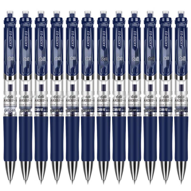 Deli S01 Retractable Gel Pen