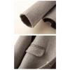 Cashmere Coat Women Autumn Winter Double-Breasted Doll Collar Short Wool Jacket Female Loose Outwear