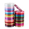 10mm Satin Ribbons DIY Wedding Birthday Party Artificial Silk Roses Crafts Supplies Sewing Acces Scrapbooking Material 25Yards
