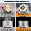 Kitchen Filter Sink 3 In 1 Pop Up ABS Silver Plated Sink Strainer Drain Basket Stopping Blockage Bouncing Core Leak-proof Plug