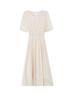 French Style Elegant Chiffon A-line Dress - Summer Round Neck Slimming Skirt for Women