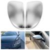 Pair Rearview Mirror Cover Housing Matte Chrome Protection Cap Shell Fit for B7 NMS