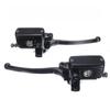 Fits for 1Pair 1" 25mm Universal Motorcycle Front Brake Clutch Lever Master Cylinder Hydraulic Pump For Honda Yamaha Suzuki