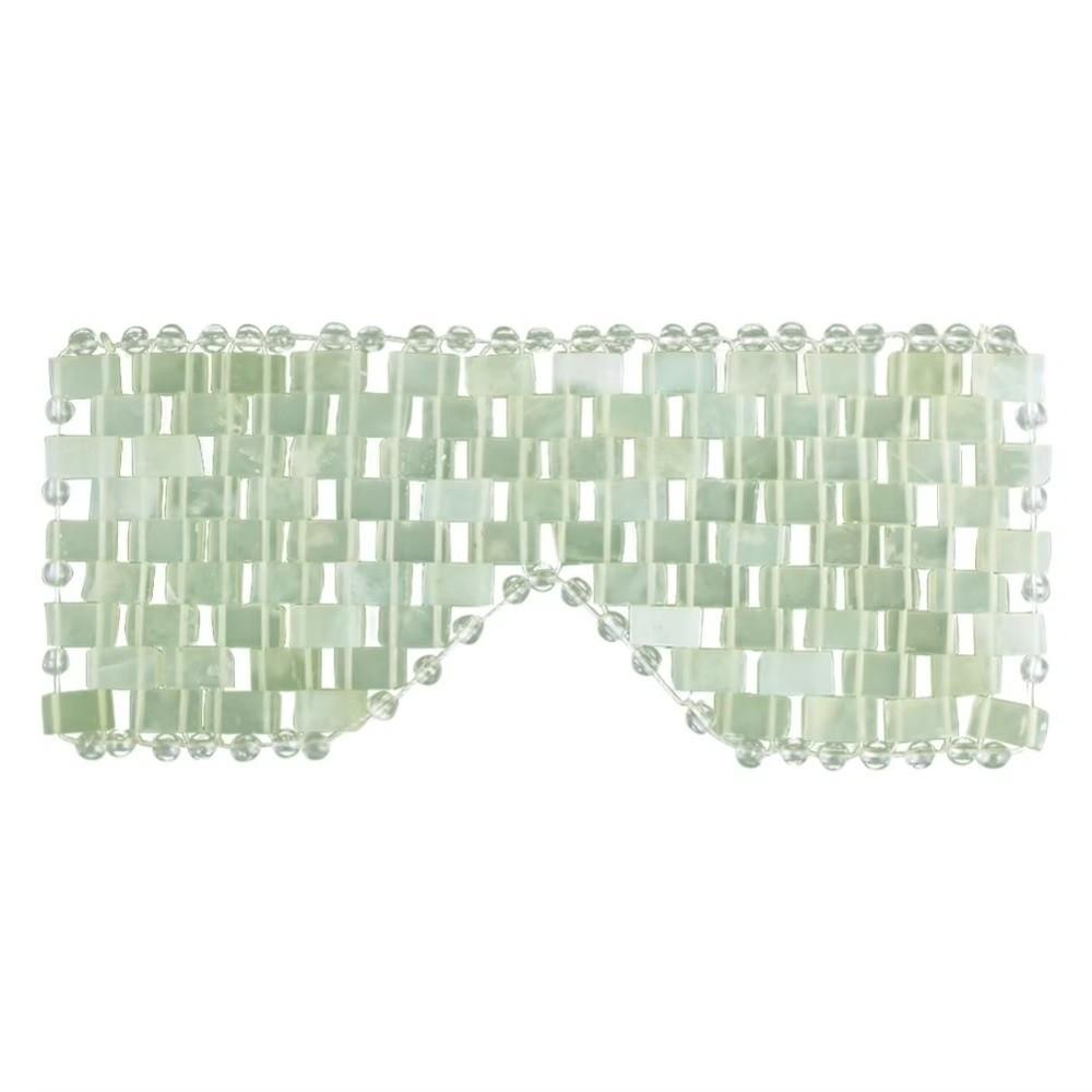 Augenmassagegerät Jade-Augenmaske Gesichts-SPA Kühlende Gesichtsmaske Geschenk Schlaf-Augenmaske Augenentspannung