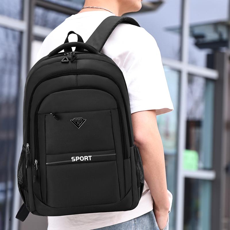 Casual Laptop Backpack with Large Compartment –  School Bag for Men Women, Ideal for Campus and Travel