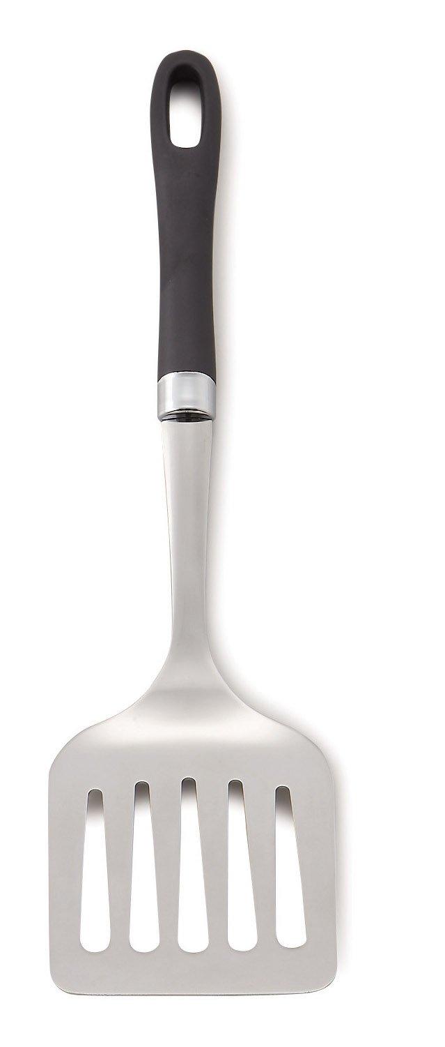 Suncraft Turner Made in Aisai Mirror Silver Spatula, Japan, Senka, Finish, AL-12,