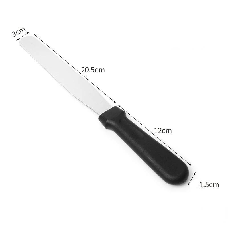 

Stainless Steel Cream Spatula Baking Tools 8/10/12 Cake Decorating Spatula Spread Flat DIY Baking Pastry Tools Kitchen Supplies