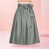 Women's Fashion Solid Color German Traditional Bavarian Beer Festival Retro Strap Pleated Skirt Half Apron