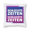 Gute Zeiten Schlechte Zeiten Square Pillowcase Polyester Linen Velvet Creative Zip Decor Sofa Cushion Cover Wholesale