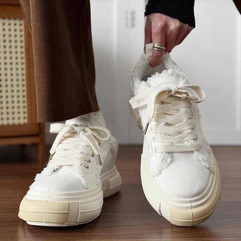 Men Canvas Shoes 2025 Summer New Non-slip Wear-resistant Soft Sole Comfortable Outdoor Trend Fashion Casual Shoes Board Shoes