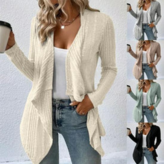 2025 Autumn/Winter V-neck Button Pocket T-shirt for Women