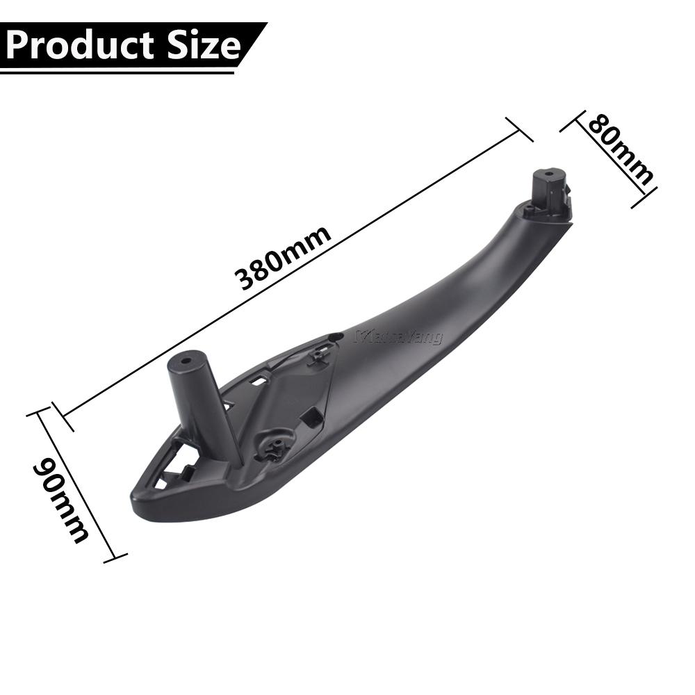 Car Styling Black Beige Front Rear Left / Right Car Interior Door Pull Handle Trim Cover For BMW F30 F80 F31 F32 F33 F35 13-18