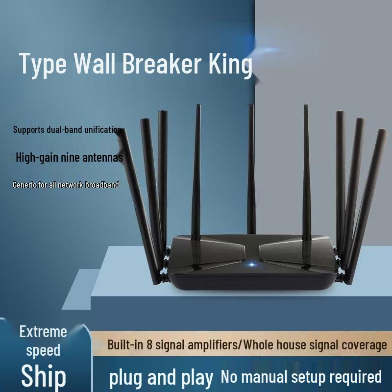High-Speed 5G Dual-Band Gigabit WiFi Router for Homes & Apartments