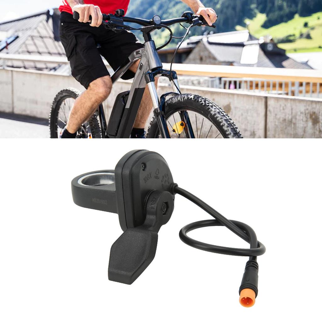 Thumb Throttle Universal Replacement Waterproof Connector Thumb Trigger Throttle for Electric Bike Scooter Left Hand