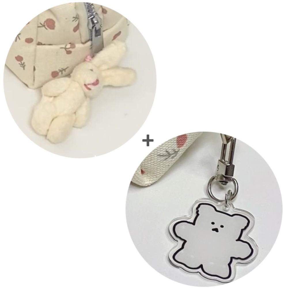 

INS Cream Floral Large Capacity Pen Pencil Case Aesthetic Pencil Pouch School Supplies Bag Organizer Cute Stationery PencilCase