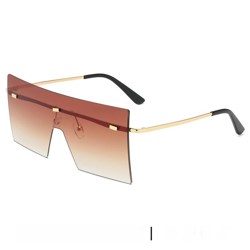 Unisex Oversized Square Sun Glasses With Uv400 Protection For Fashionable Outings